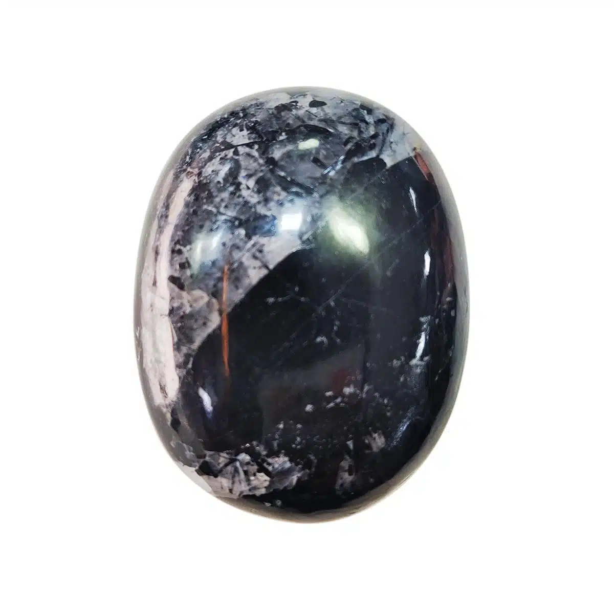 Black Tourmaline Palm stone (1) Shop Natural Crystal Black Tourmaline Palm stone