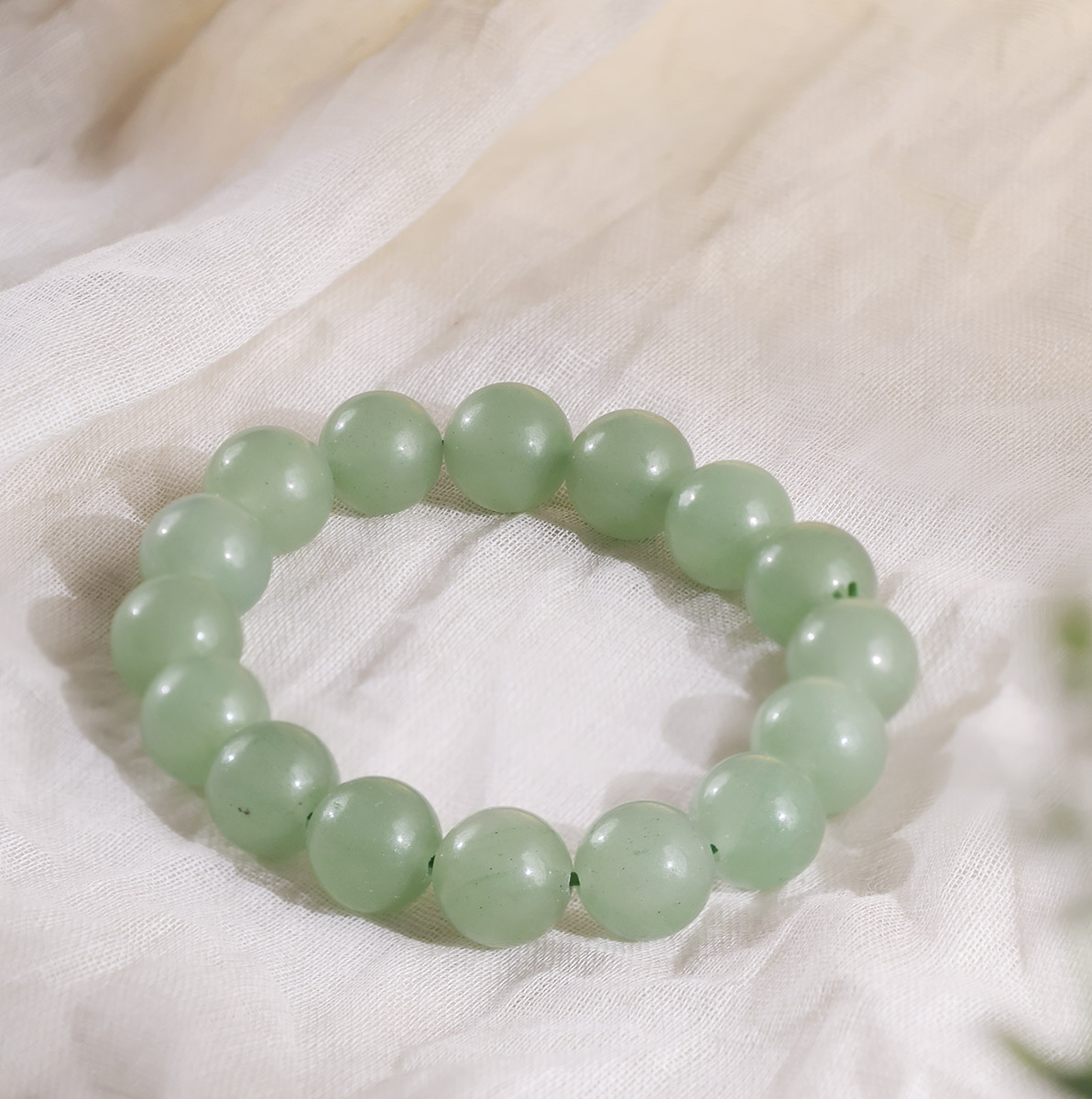 Green Aventurine Bracelet 14mm-Shubhanjali Store (5) green aventurine bracelet 14 mm