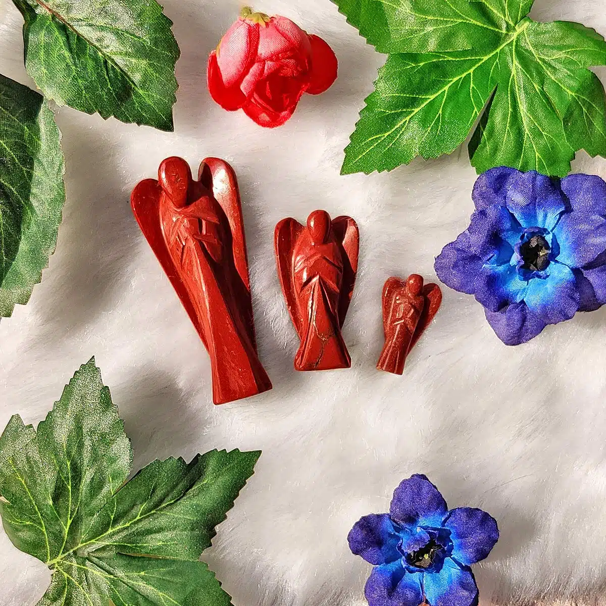 Red Jasper Stone Angel-Shubhanjali (3) Shop Crystal Red Jasper Stone Angel