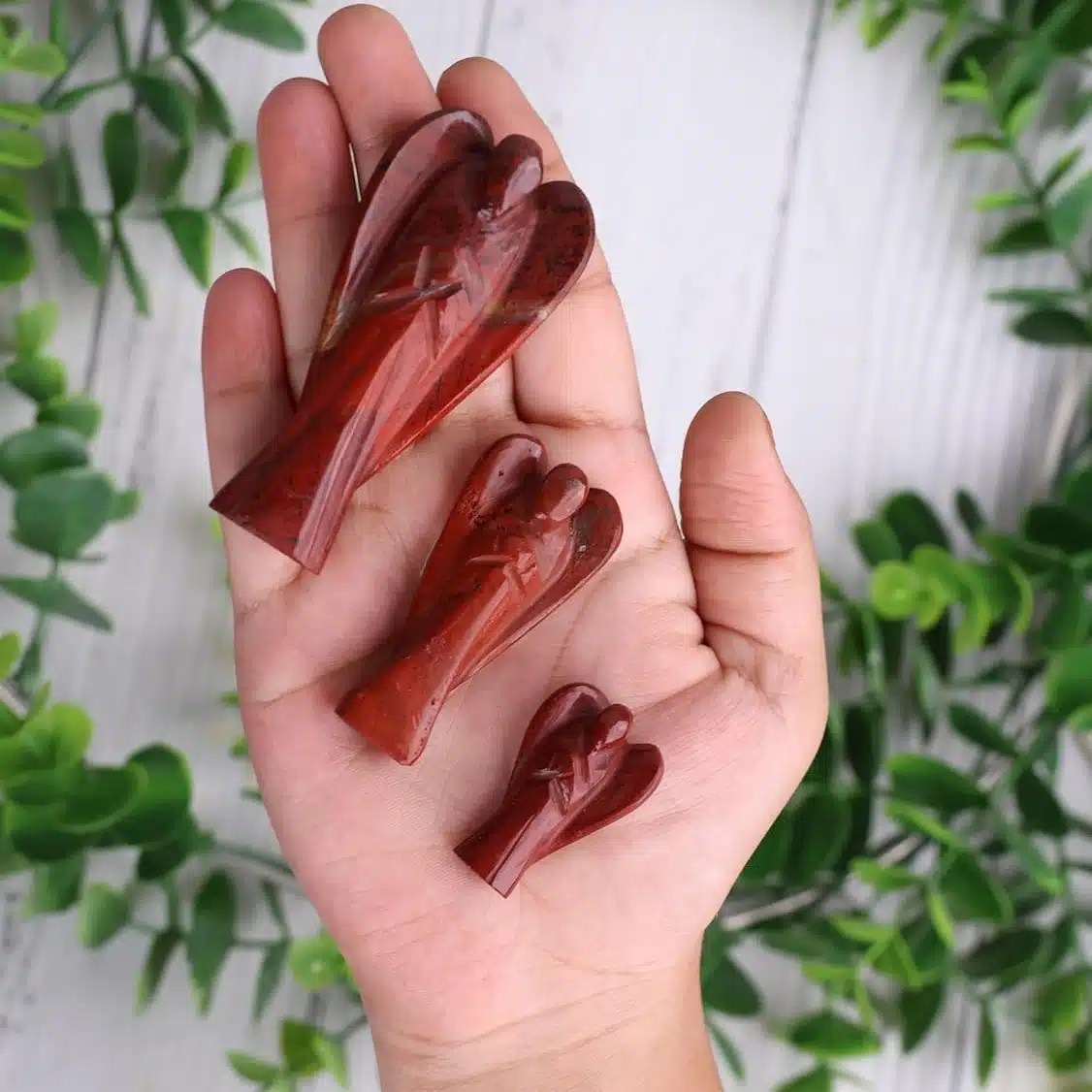 Red Jasper Stone Angel-Shubhanjali (4) Shop Crystal Red Jasper Stone Angel