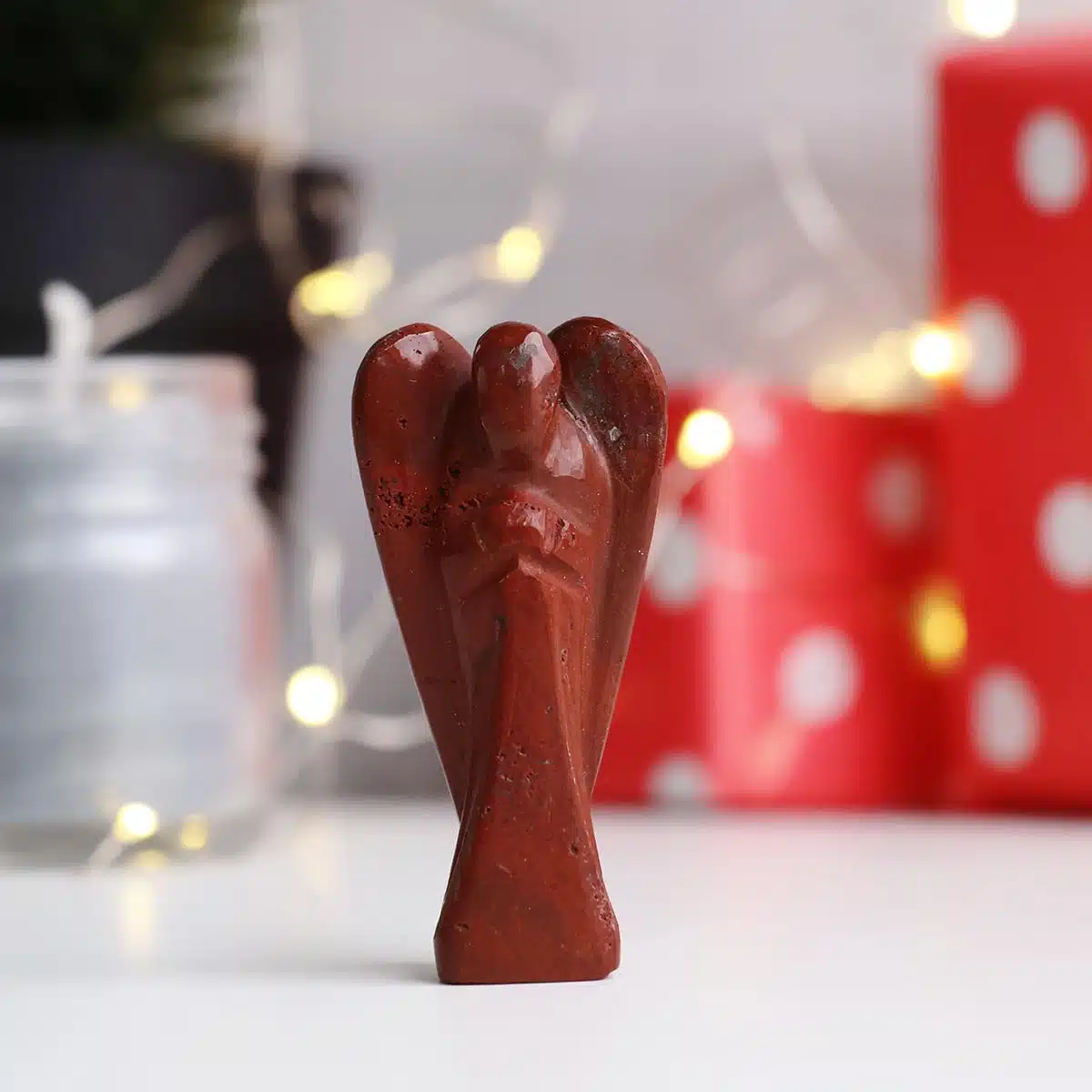 Red Jasper Stone Angel-Shubhanjali (6) Shop Crystal Red Jasper Stone Angel
