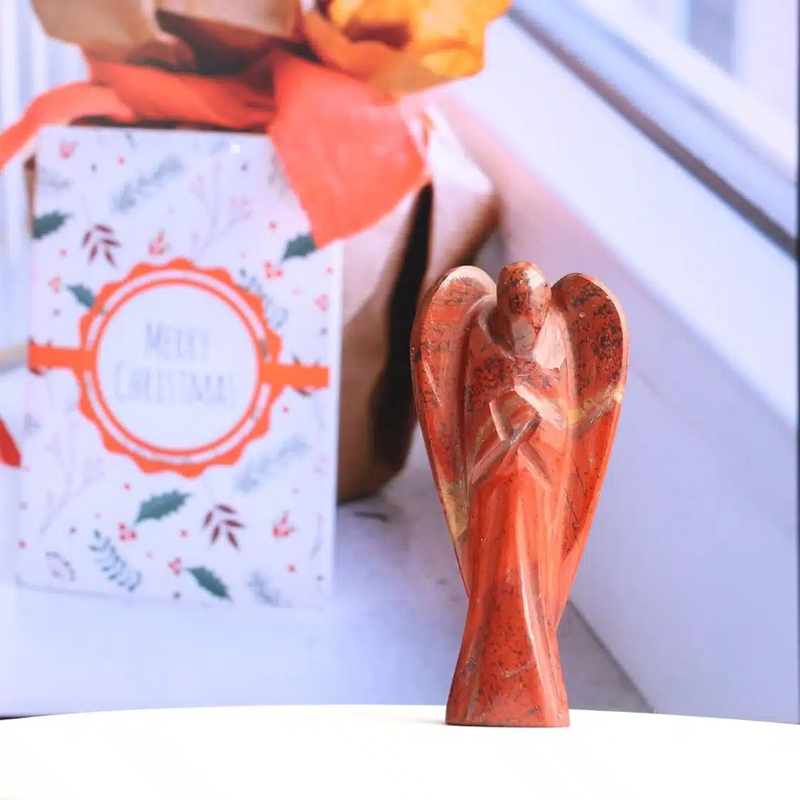 Red Jasper Stone Angel-Shubhanjali (8) Shop Crystal Red Jasper Stone Angel