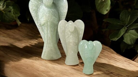 Green Aventurine Stone Angel