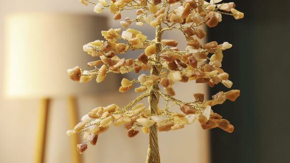 Yellow Aventurine Chips Tree 300 Beads