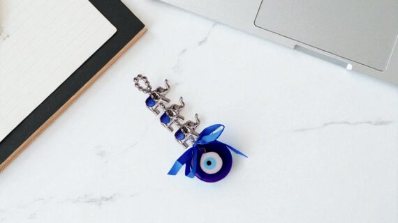 Evil Eye 3 Elephant Wall Hanging