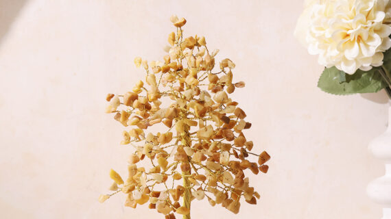 Yellow Aventurine Tree Gold Wire – 300 Beads