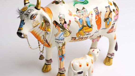 Kamdhenu Idol God Cow With Calf