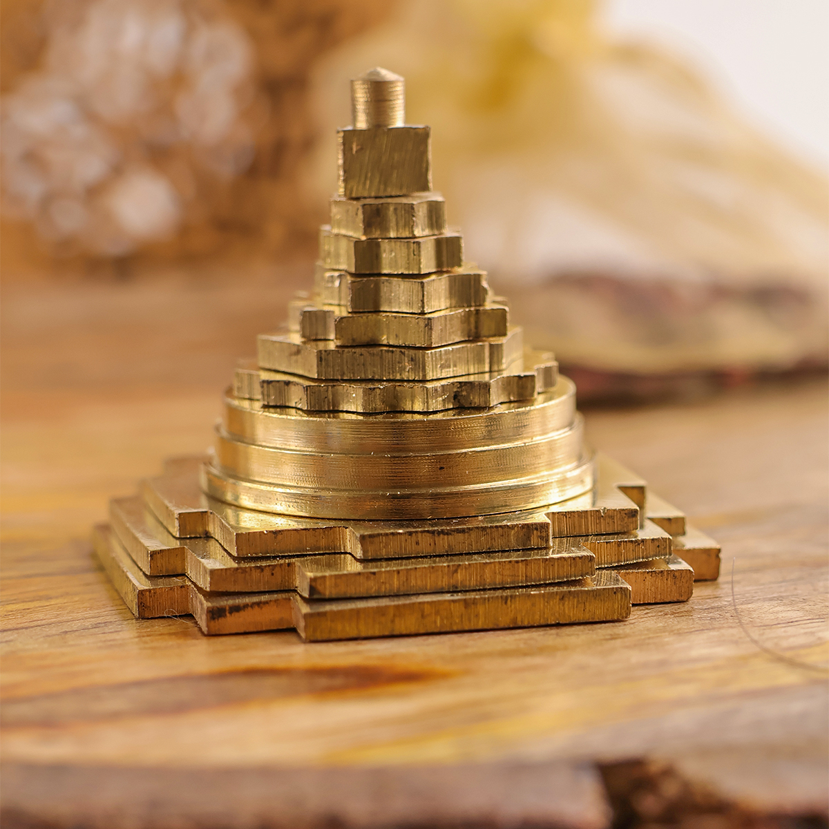 Meru Shree Yantra-Shubhanjali Store (1) meru shree yantra (brass)