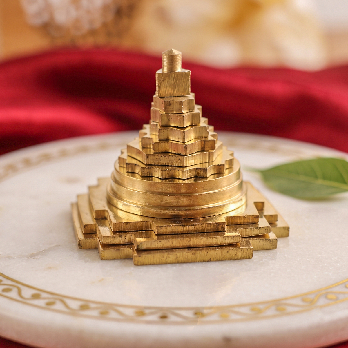 Meru Shree Yantra-Shubhanjali Store (5) meru shree yantra (brass)