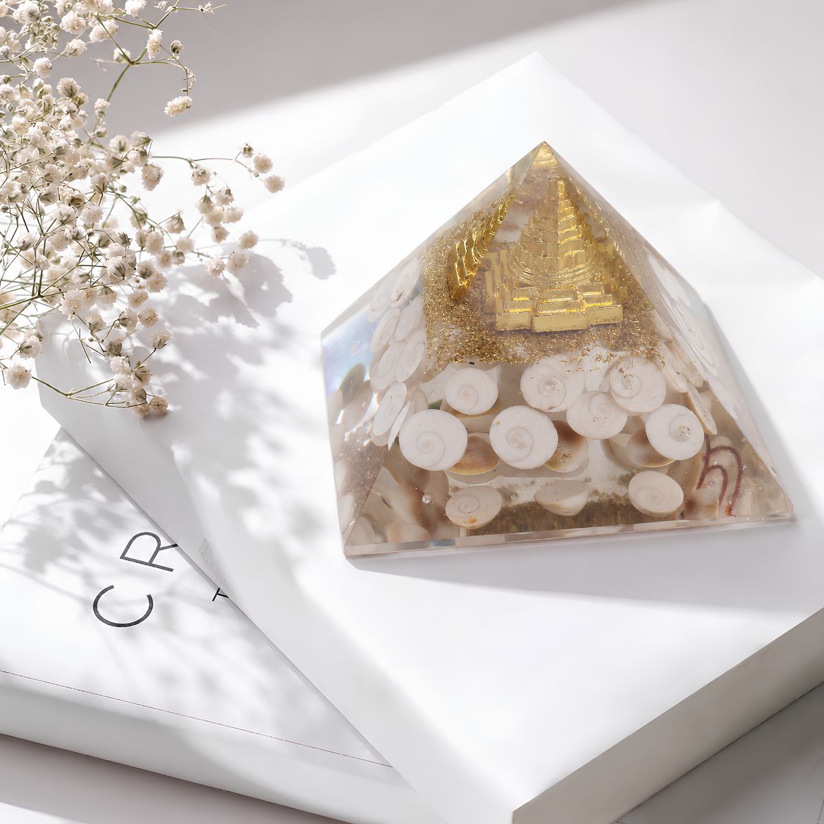 Ring (2) shree yantra gomti chakra pyramid