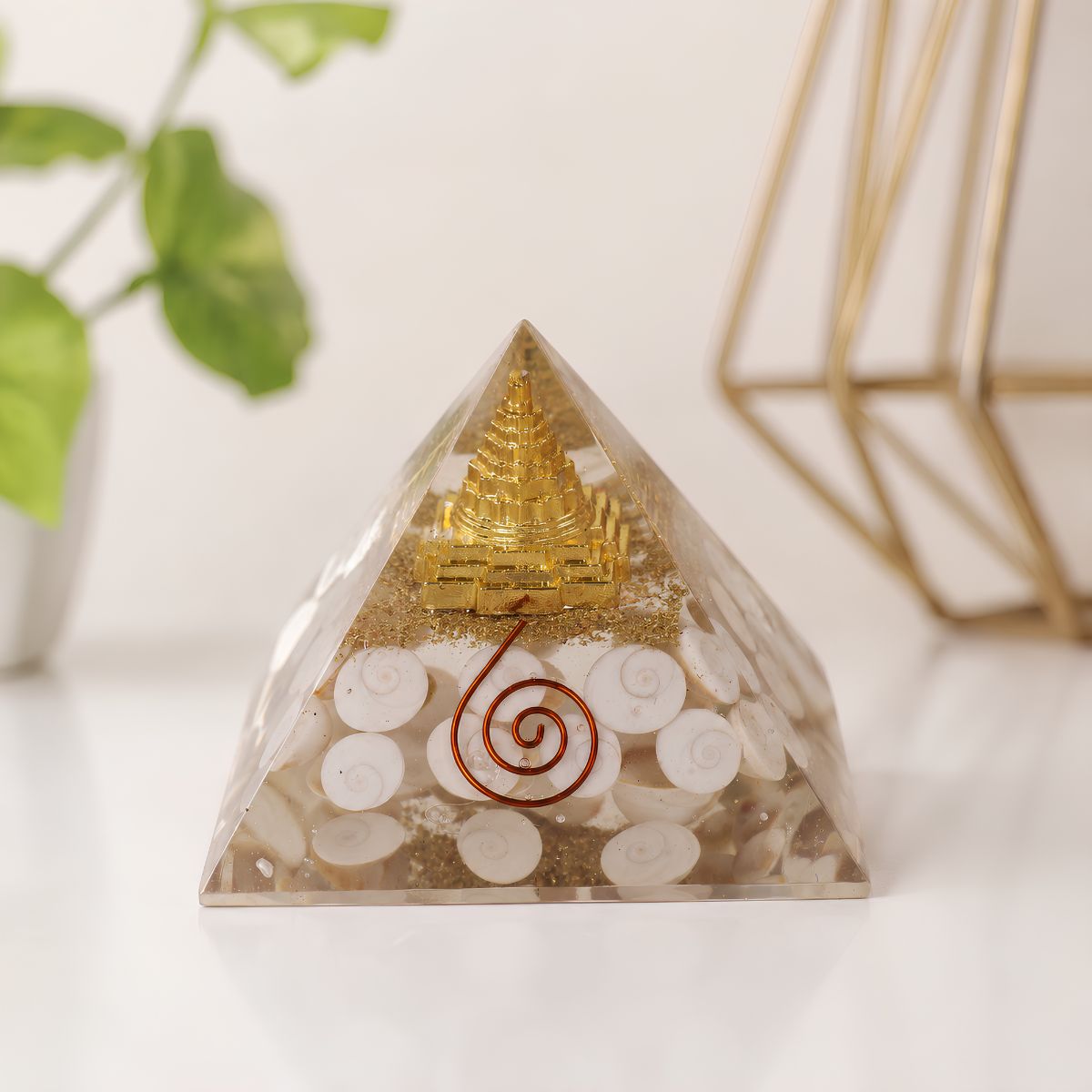 Shree Yantra Gomti Chakra Pyramid-SHubhanjali Store (2) shree yantra gomti chakra pyramid