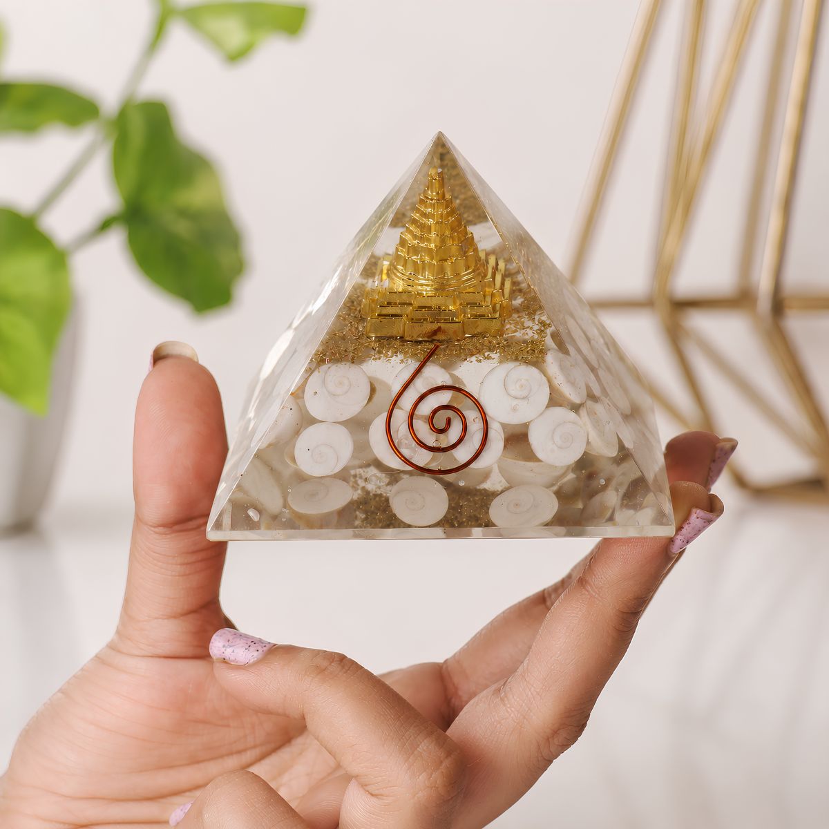 Shree Yantra Gomti Chakra Pyramid-SHubhanjali Store (3) shree yantra gomti chakra pyramid