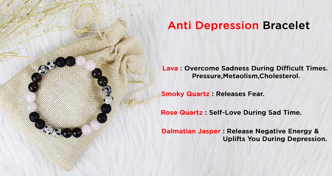 Crystal Beads Anti Depression Customize Bracelet