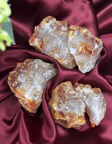 Natural Red Carnelian Crystal Raw Stone