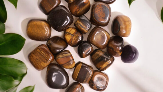 Tiger Eye Tumble Stones