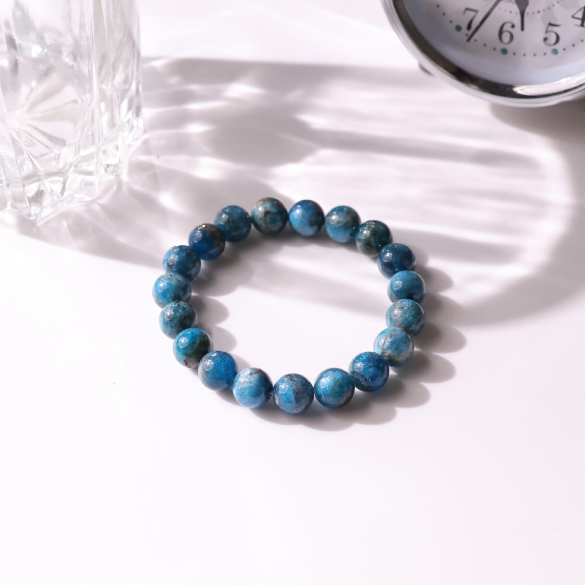 hubhanjali-blue-apatite-6mm-bracelet-img-2 blue apatite bracelet