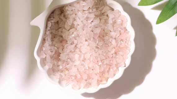 Rose Quartz Chips Stone