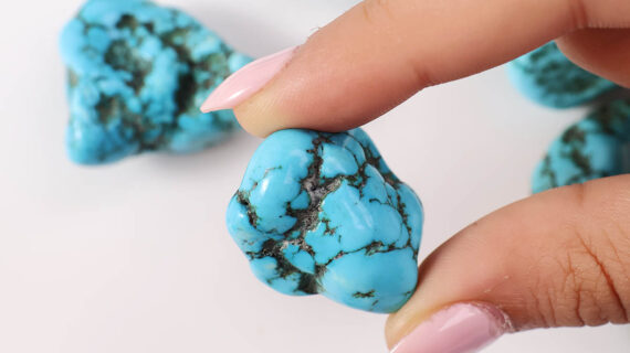 Turquoise Firoza Tumble Stones ( Powder )