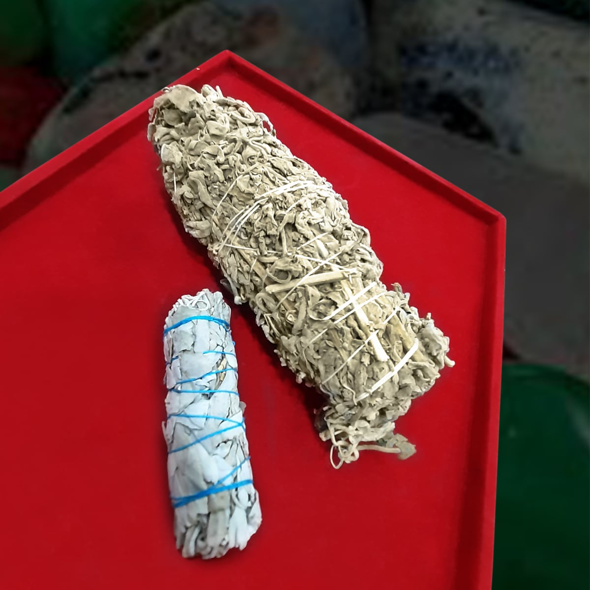 California White Sage Leaves Bundle,Sage Smudge Sticks Shubhanjali