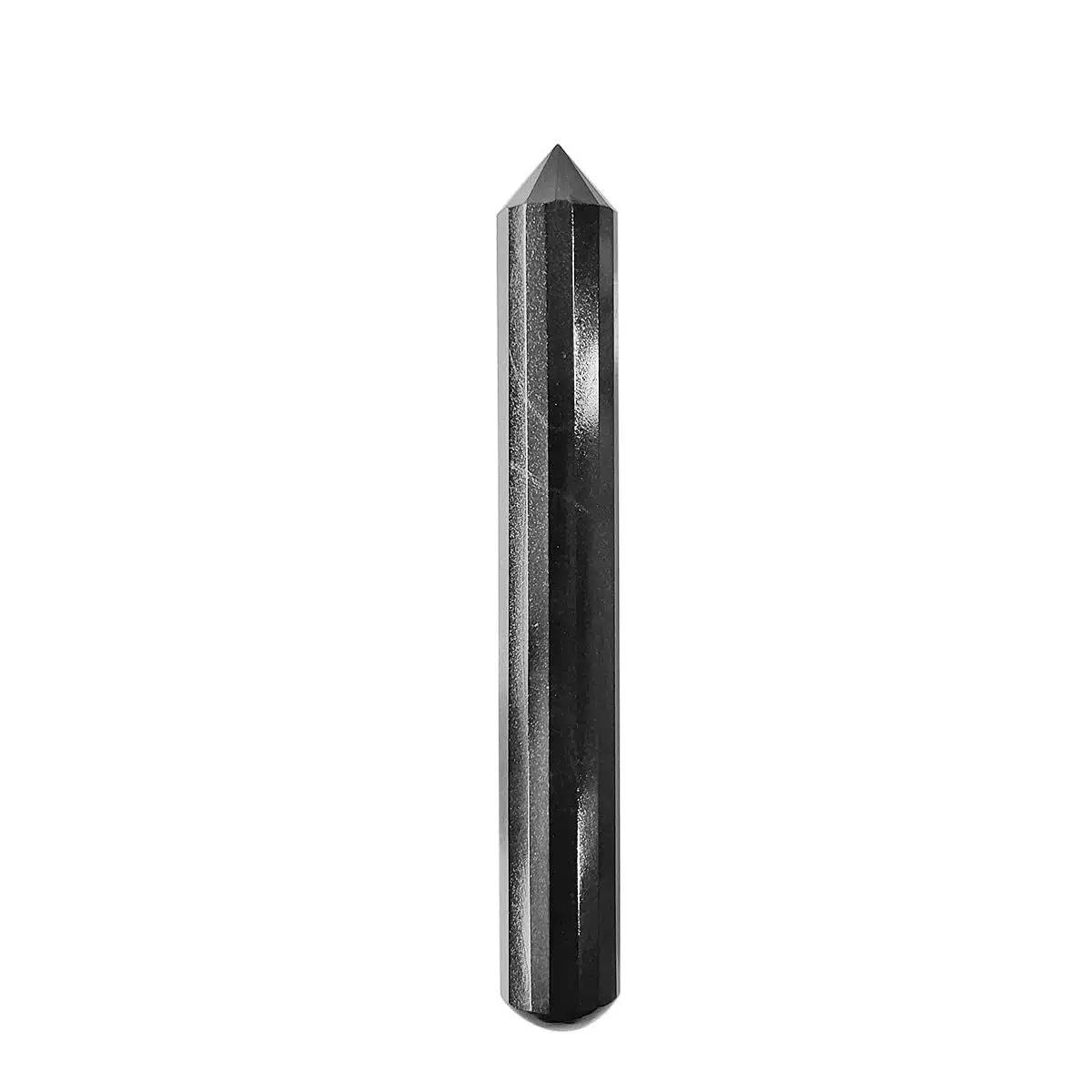 Black Tourmaline Pencil Massager Wand-Shubhanjali (1) Shop Black Tourmaline Crystal Pencil Massager Wand