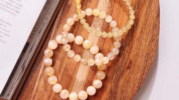 Golden Rutile Quartz Bracelet