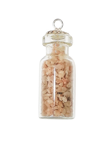 Sunstone Pendant - Sunstone Chip Stone Bottle Pendant crystal - healing crystals and stones - sunstone crystal - sunstone necklace - sunstone Bottle Pendant