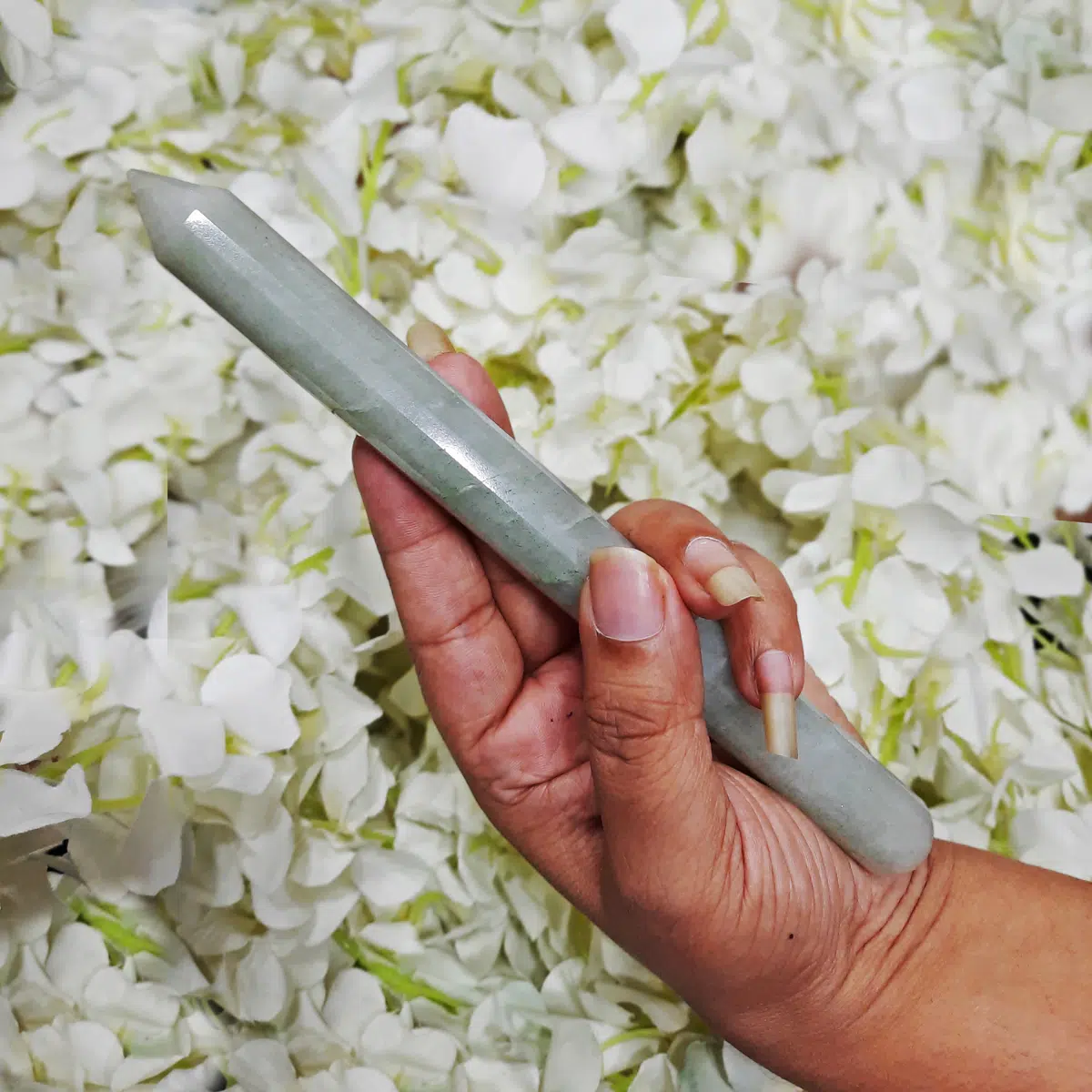 Green Aventurine Healing Wand,Wand for Reiki Healing Energy,Green Aventurine Pencil Point Crystal, Face Roller Stick Wand Slim Gua sha Green aventurine Extra Large Massage Wand Green Aventurine Healing Wand,Wand for Reiki Healing Energy,Green Aventurine Pencil Point Crystal, Face Roller Stick Wand Slim Gua sha Green aventurine Extra Large Massage Wand