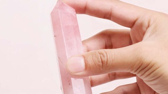 Rose Quartz Pencil Massager Wand