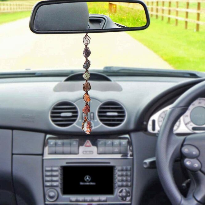 Shop 7 Chakra Crystal Tumble Car Hanging