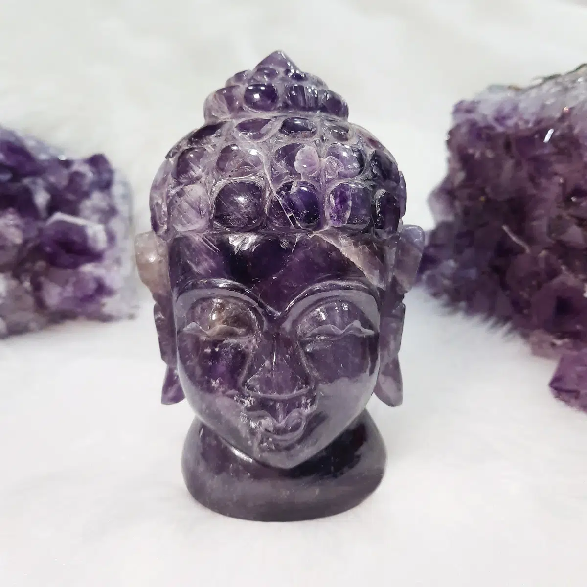 Purple Amethyst Buddha Head | Hand carved | Pranic Healing | Home Decor | Gemstone Buddha Head | God of Fortune,Buddha figurine , Buddha sculpture , Buddha head Purple Amethyst Buddha Head | Hand carved | Pranic Healing | Home Decor | Gemstone Buddha Head | God of Fortune,Buddha figurine , Buddha sculpture , Buddha head