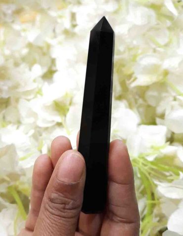 Reiki Crystal Products Crystal Black Tourmaline Stone Pencil Obelisks Natural Energised Point Pencil,Black Tourmaline Obelisk Generator Pencil Stone Wand,Black Tourmaline Pencil Stone