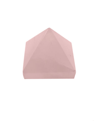 Natural Rose Quartz Pyramid Stone Crystal,Reiki Crystal Products Rose Quartz Pyramid for Reiki Healing/Grid and Aura Cleaning, Vastu Correction,Metaphysical Energy,Meditation