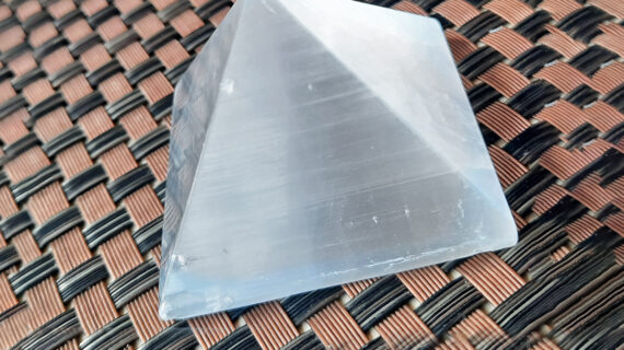 Selenite Pyramid Crystal Stone Pyramid