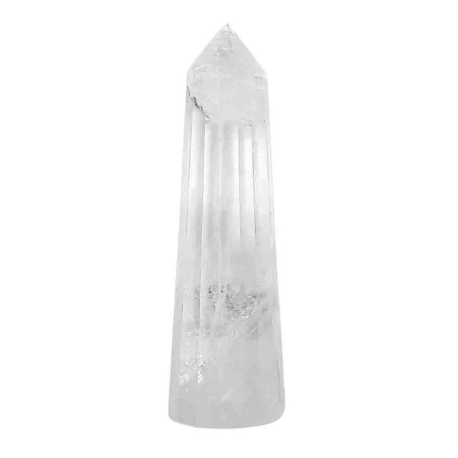 Shiv Shakti Natural Pencils Tower Pair Clear and Rose Quartz,Crystal Shiv Shakti Pair, Clear Quartz & Rose Quartz Energised Crystal Natural Pencils