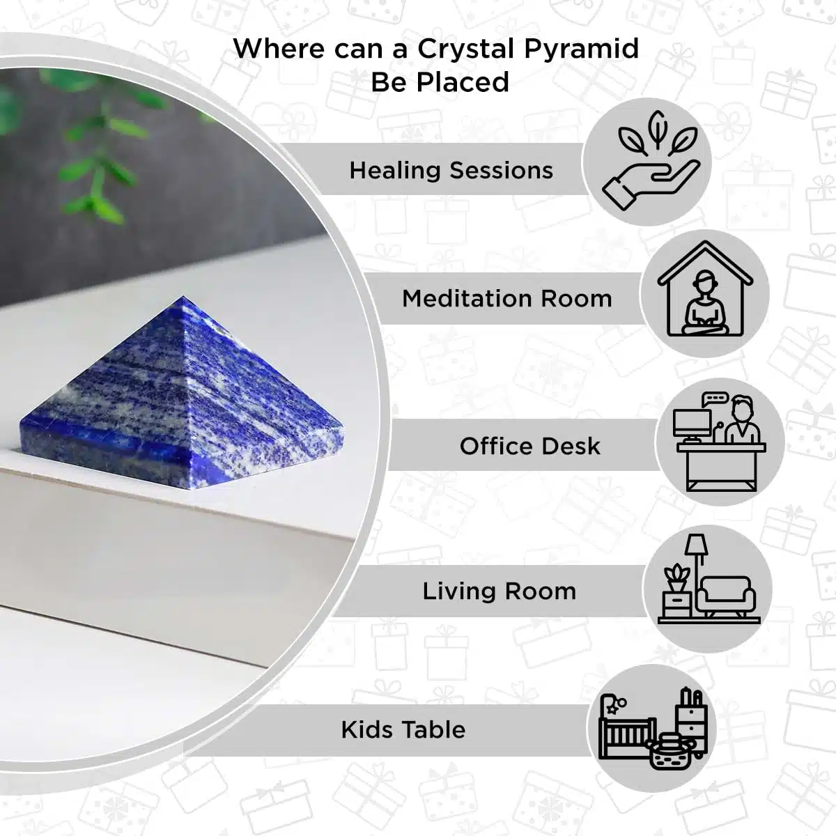 Lapis Lazuli Stone Pyramid In Small-Shubhanjali (2) Shop Lapis Lazuli Stone Pyramid In Small