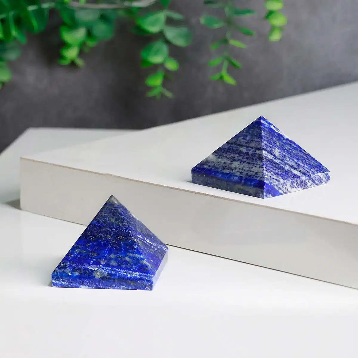 Lapis Lazuli Stone Pyramid In Small-Shubhanjali (4) Shop Lapis Lazuli Stone Pyramid In Small