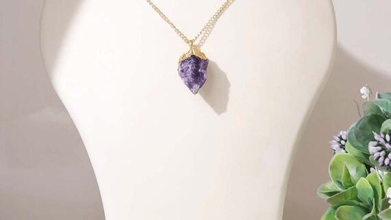Amethyst Raw Pendant