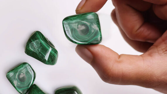 Malachite Tumble Stones
