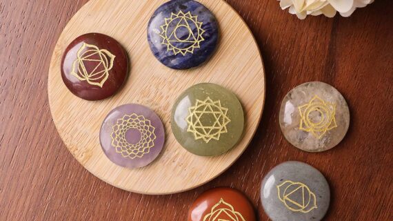 7 Chakra Round Symbol Set