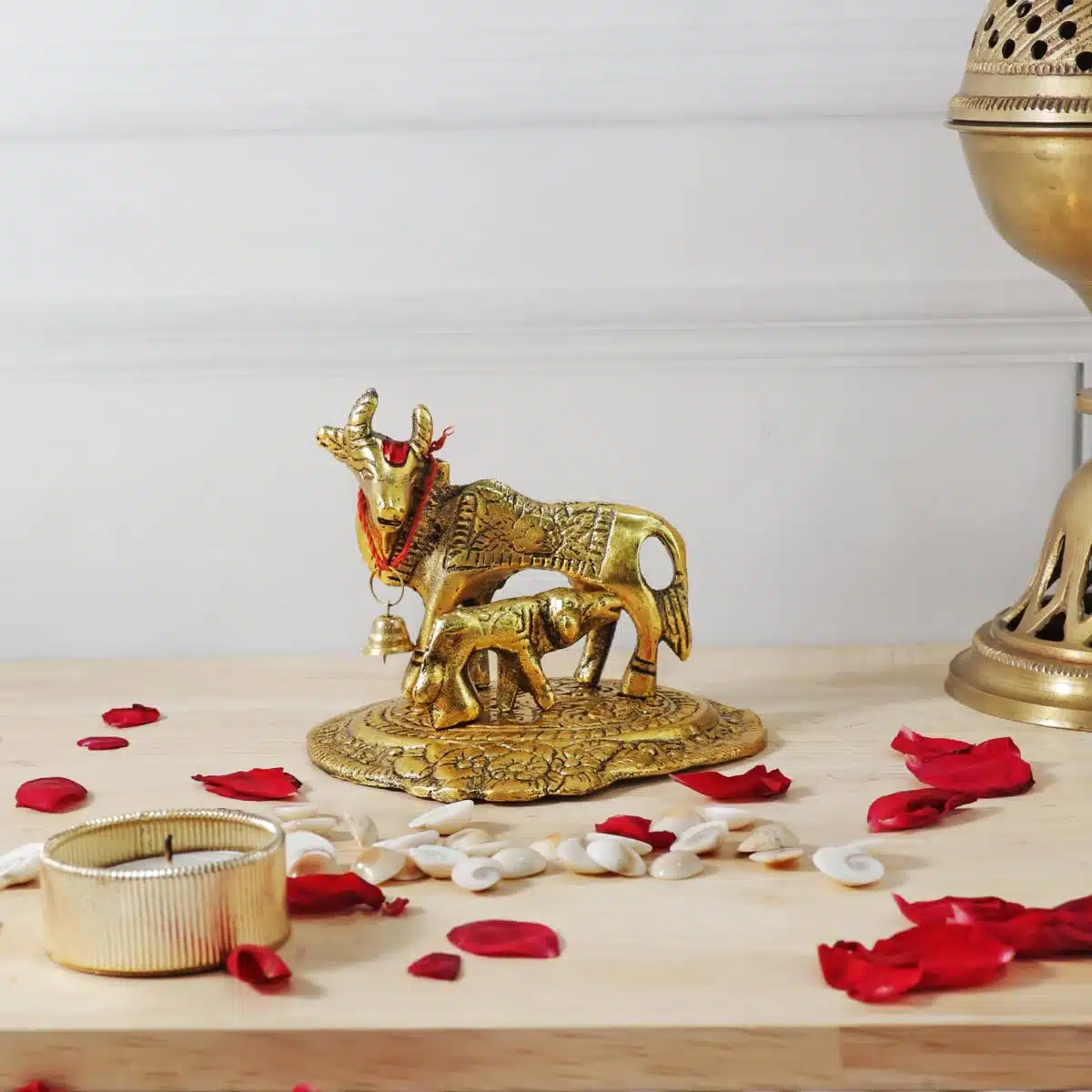 Metal Cow- Cow for Wish-Shubhanjali (2) Shop Metal Cow - Cow for Wish