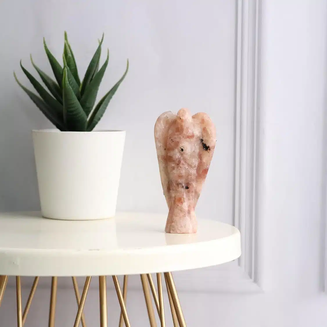 Sun Stone Carved Angel-Shubhanjali (6) Shop Sun Stone Carved Angel