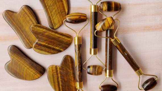 Tiger Eye Gua Sha & Roller