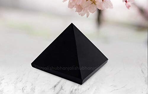 Black Tourmaline Pyramid