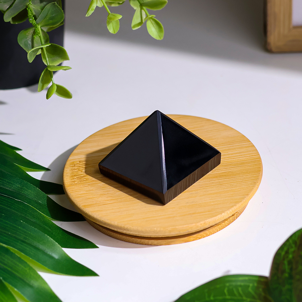 Black Tourmaline Pyramid-Shubhanjali Store (2) black tourmaline pyramid