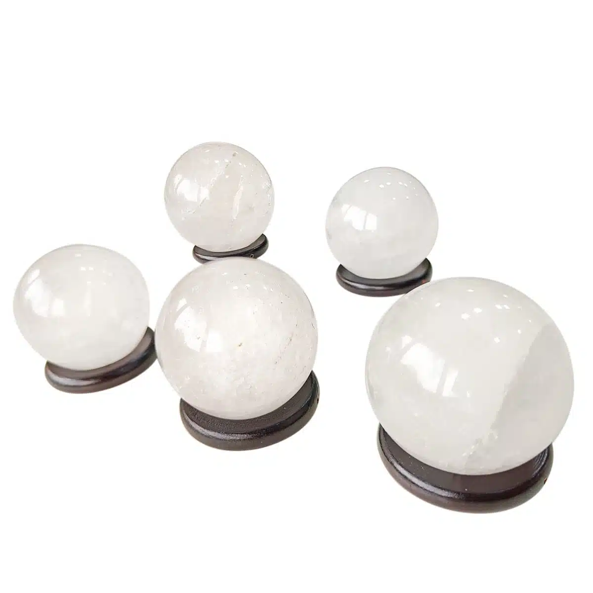 Clear Quartz Sphere-Shubhanjali (2) Shop Clear Quartz Crystal Sphere/Balls