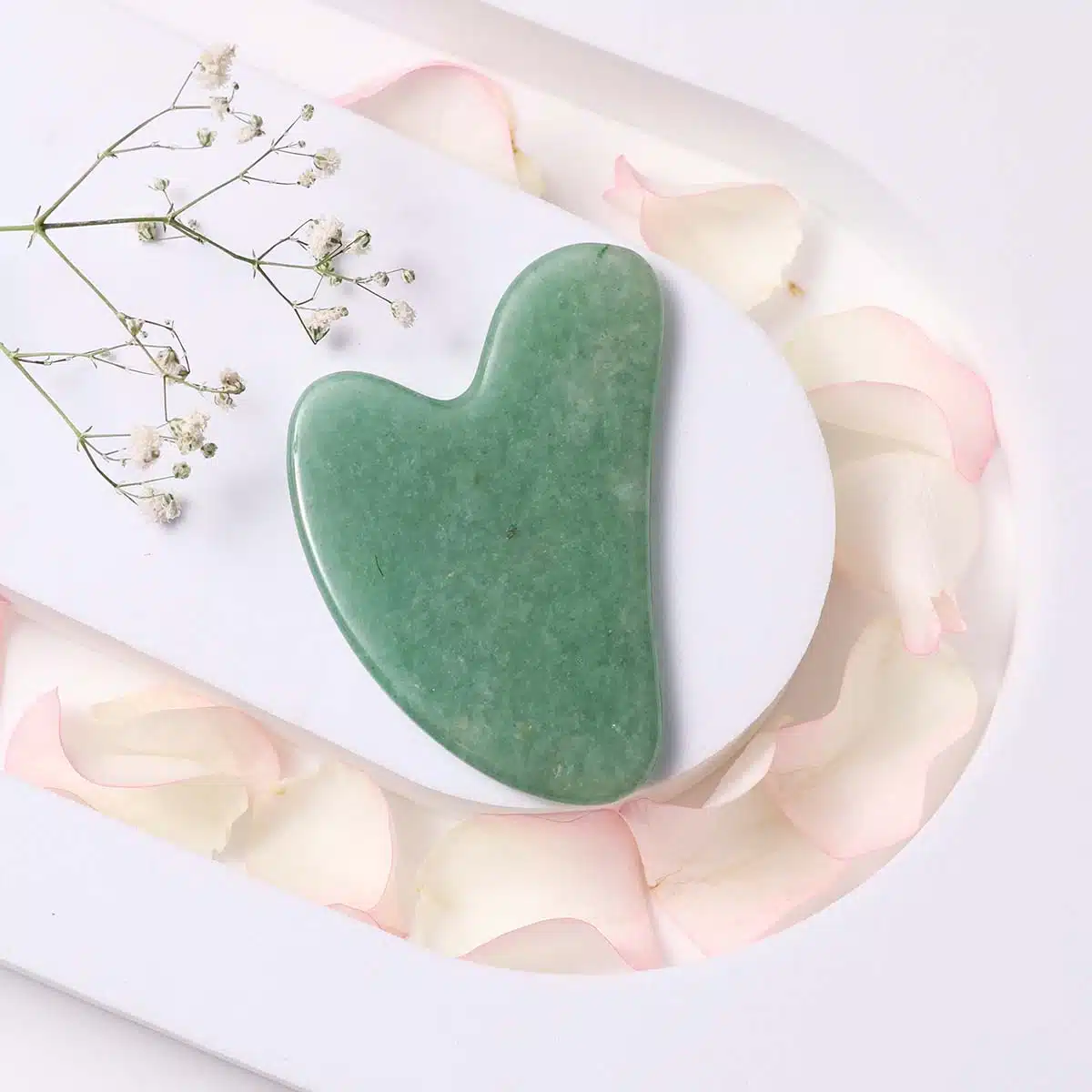 Green Aventurine Gua Sha Pack-Shubhanjali (1) Shop Original Green Aventurine Crystal Gua Sha Pack