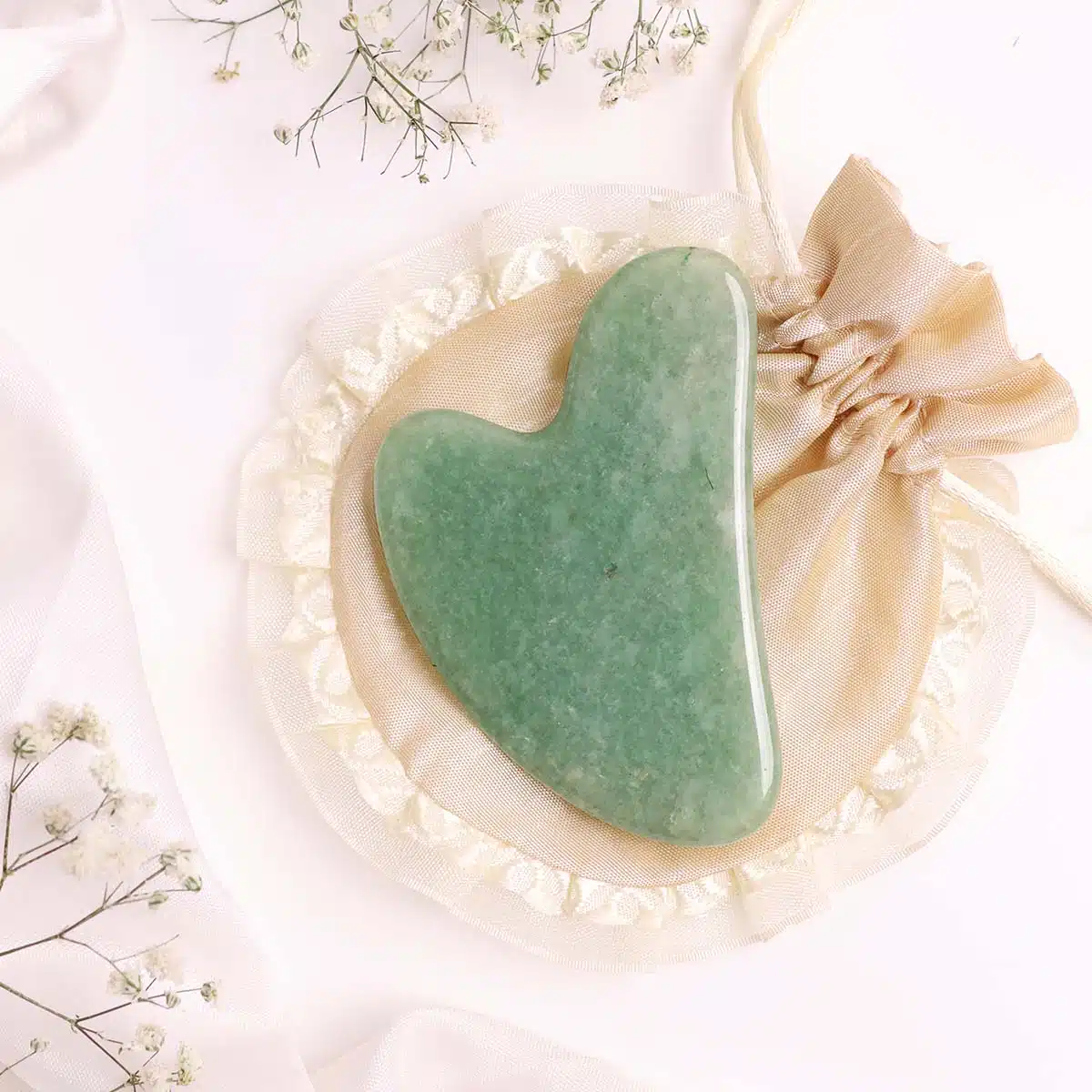 Green Aventurine Gua Sha Pack-Shubhanjali (2) Shop Original Green Aventurine Crystal Gua Sha Pack