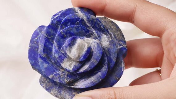 Lapis lazuli Rose Flower