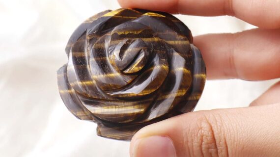 Labradorite Rose Flower