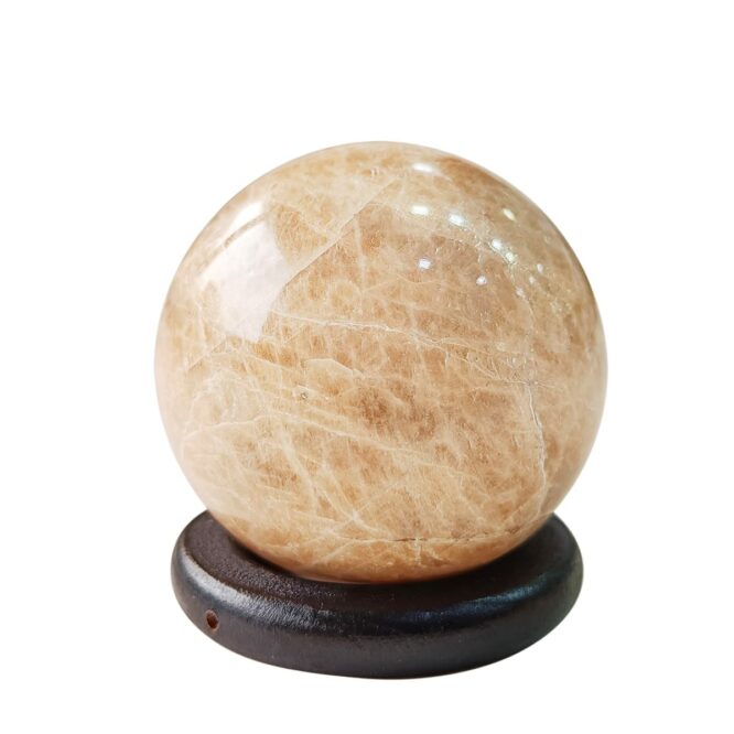 Shop Peach Moonstone Crystal Polished Sphere